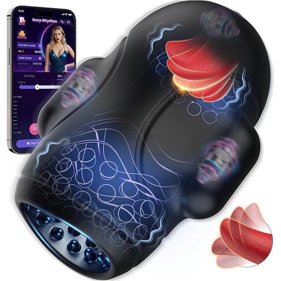 Male Vibrator with 10 Modes & AI App for Men
