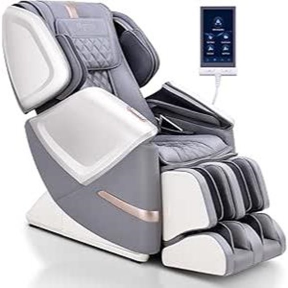 MYNTA 4D Massage Chair with Heat & Bluetooth