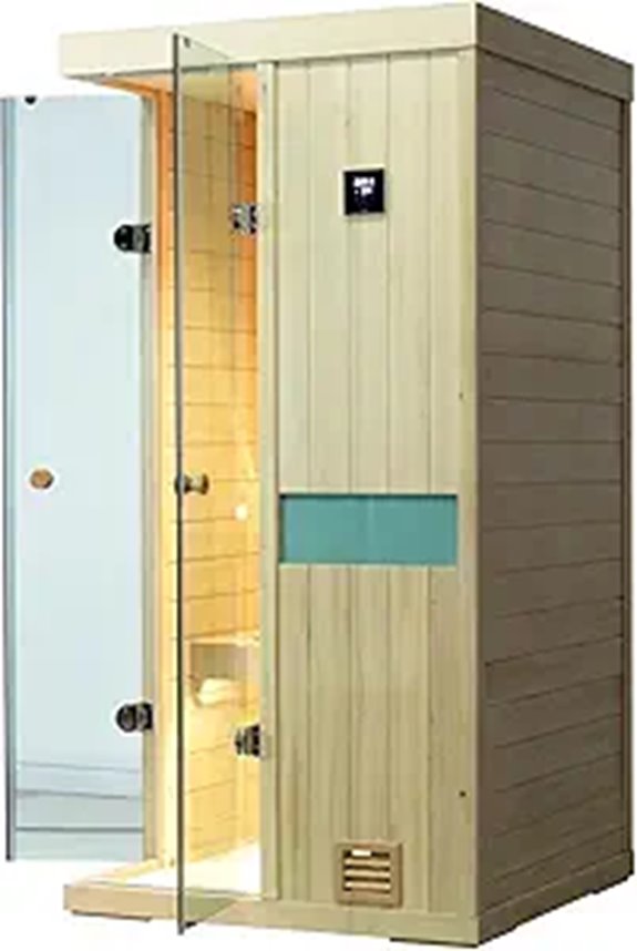 Home Steam Sauna for 1 Person with Negative Ions