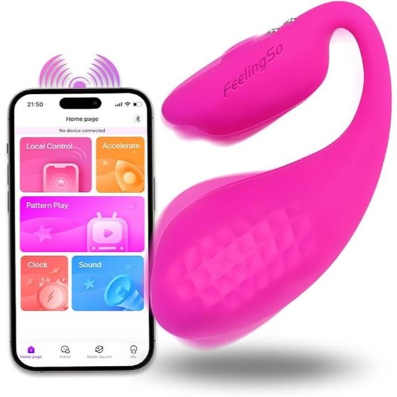 Vibrator for Women with App Control Waterproof Pink