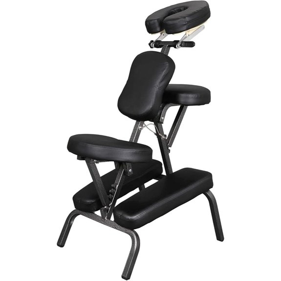 ZENY Portable Massage & Spa Chair Adjustable Black