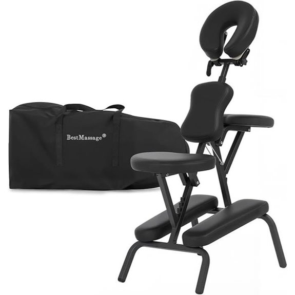 BestMassage Portable Foldable Massage Chair with Carry Bag