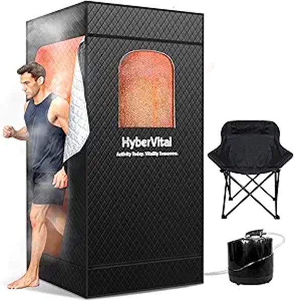 Portable Sauna Box with Steamer for Home Use