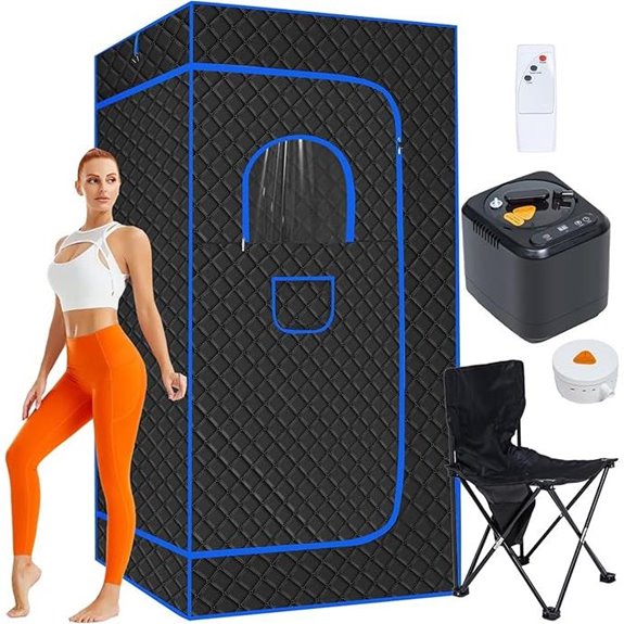 Portable Home Steam Sauna with 3L Steamer