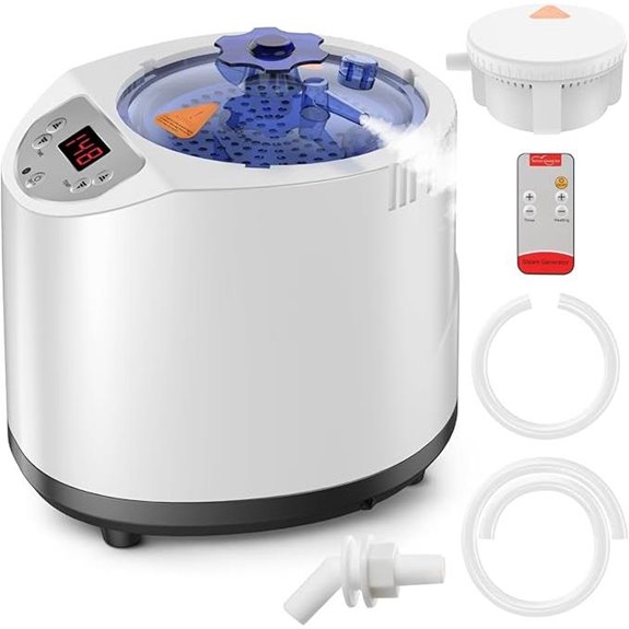 Portable 3L Sauna Steamer with Remote and Timer