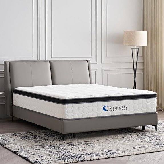12-Inch Queen Hybrid Mattress with Memory Foam