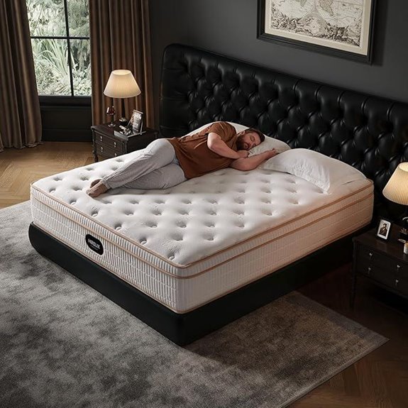 Queen Size Mattress with Memory Foam and Pocket Coils