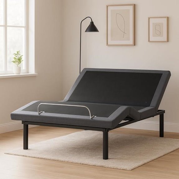 Naomi Home Queen Adjustable Bed Base with Massage