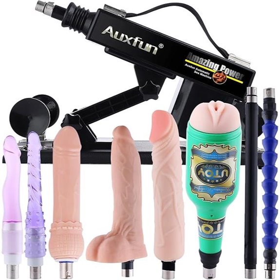 Adult Sex Machine with Accessories and Realistic Dildo