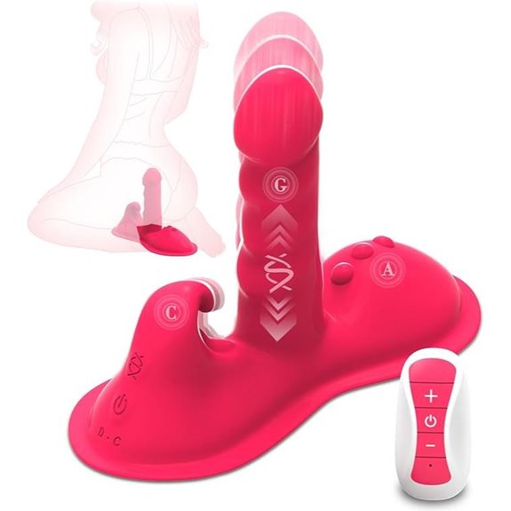 Riding Vibrator with Thrusting Modes and Remote Control