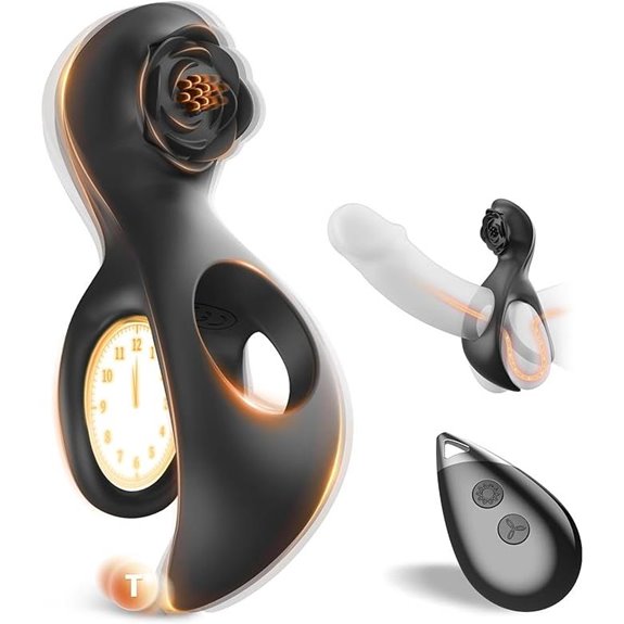 Couple Vibrating Cock Ring with Remote & 7 Vibrations