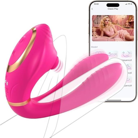 Couples Remote Control Vibrator with Flapping & Vibrating