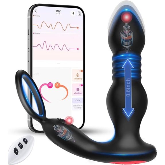 BEISAR Prostate Massager with Thrusting & Remote