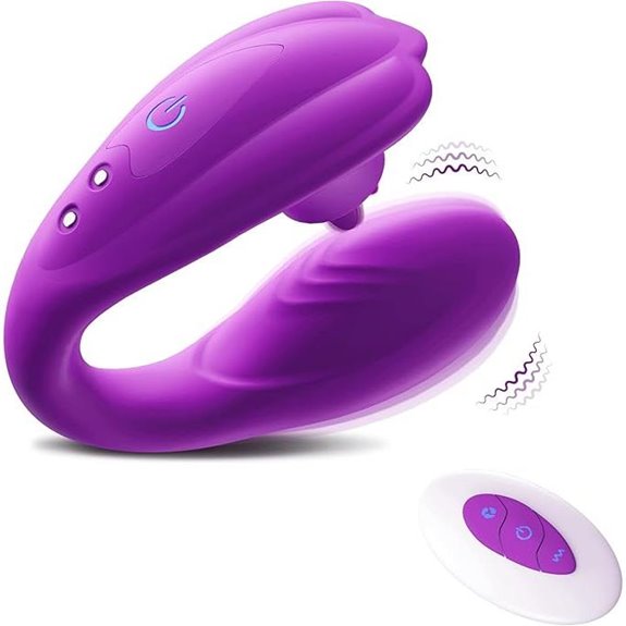 Remote Couples Vibrator with Tongue Licking & Vibration Modes