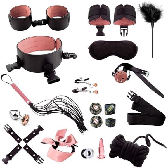 Bondage Bed Strap Restraint Set for Couples