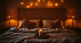romantic ambiance through lighting