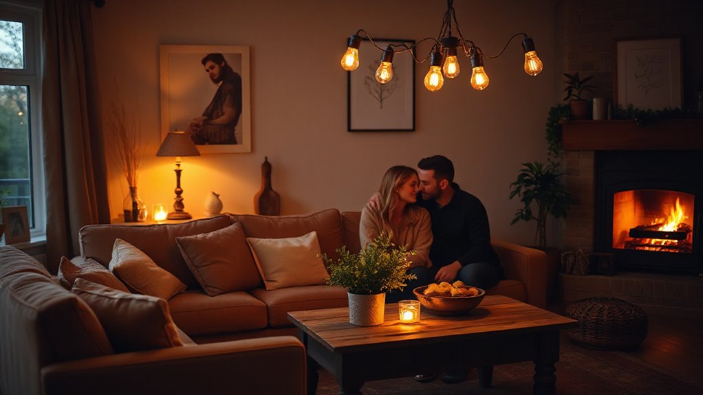 romantic ambiance with smart lighting