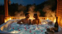 romantic hot tub ideas