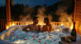 romantic hot tub ideas