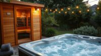 sauna versus hot tub