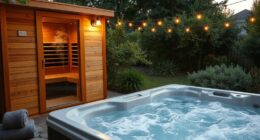 sauna versus hot tub