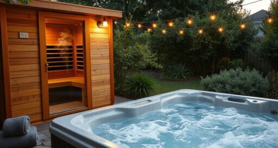 sauna versus hot tub