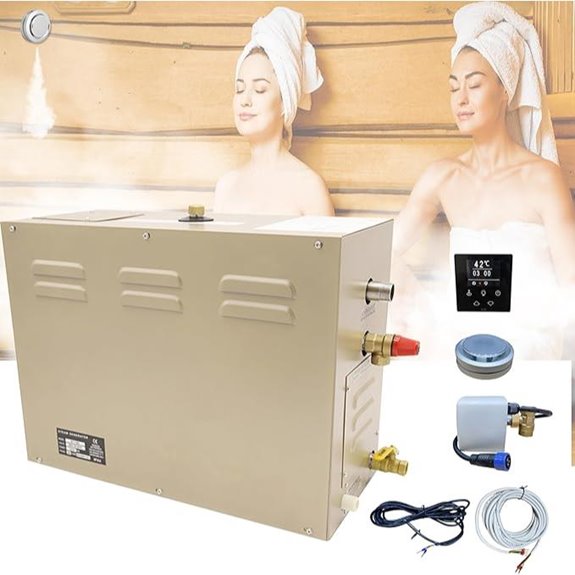 Steam Shower Generator Kit with Self-Draining System