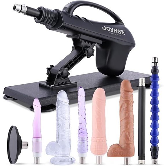 Sex Machine with Attachments and Suction Cup