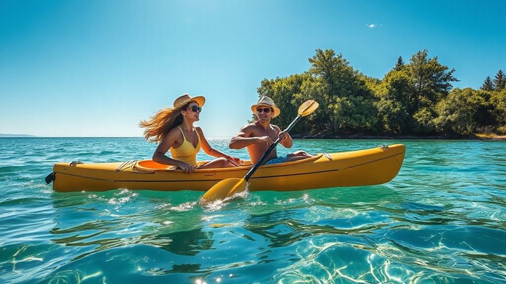 share paddling and balance