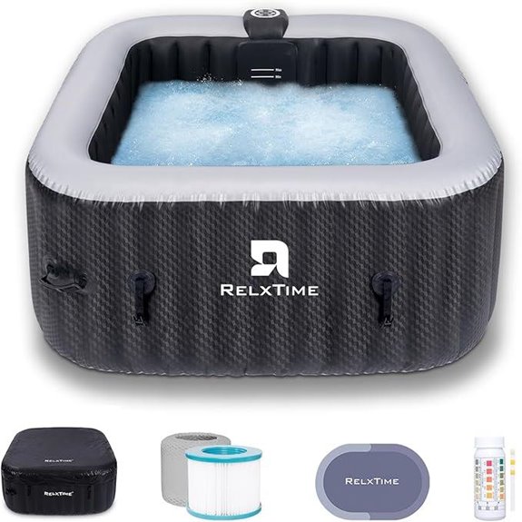 Inflatable Hot Tub for 2-3 People with Heater