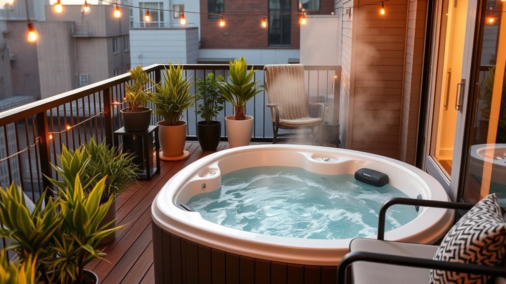 small space hot tub considerations