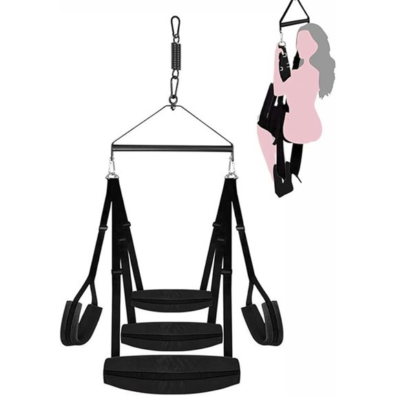 steel frame adult swing