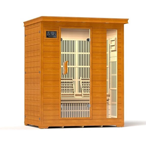 Springspa 3-Person Infrared Sauna with Bluetooth