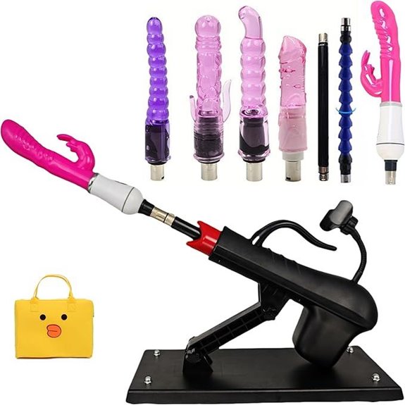 Thrusting Sex Machine with Accessories and Attachments