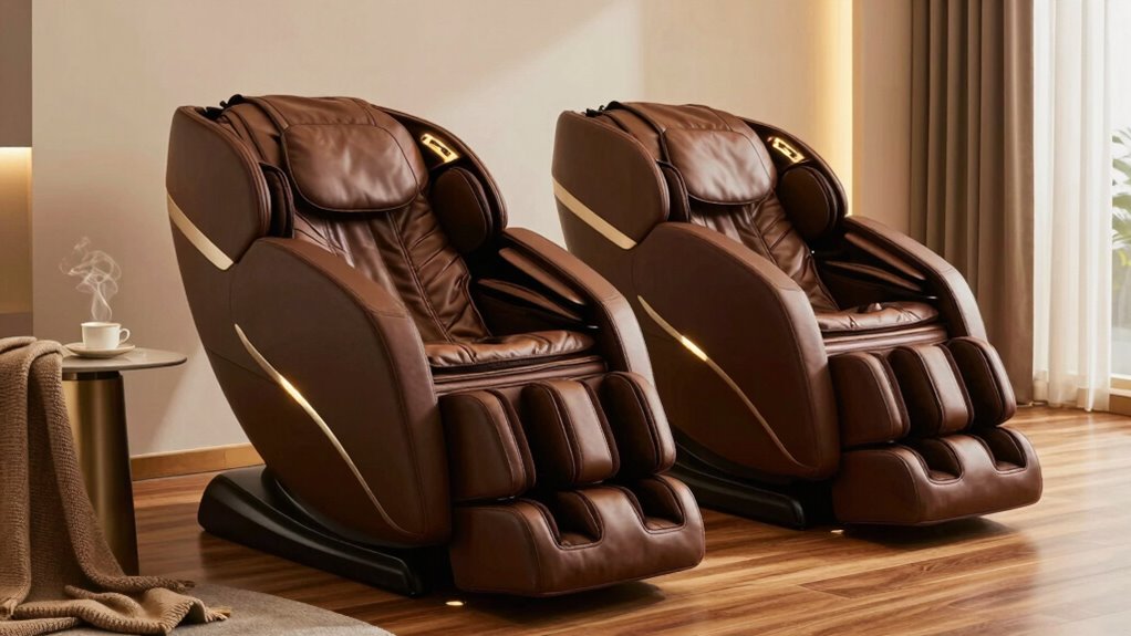 top dual massage chairs