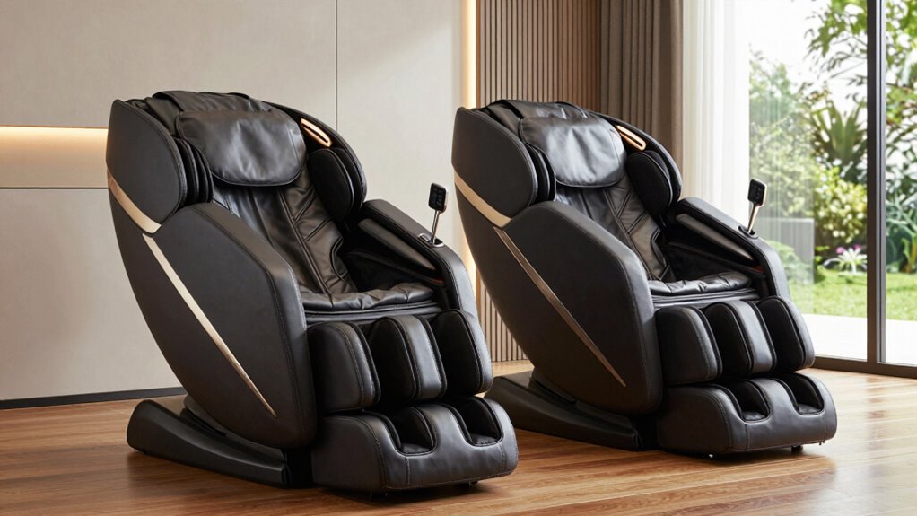 top luxury dual massage chairs