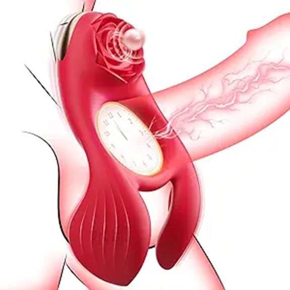 Vibrating Cock Ring for Couples 3 Motors 7 Vibrations