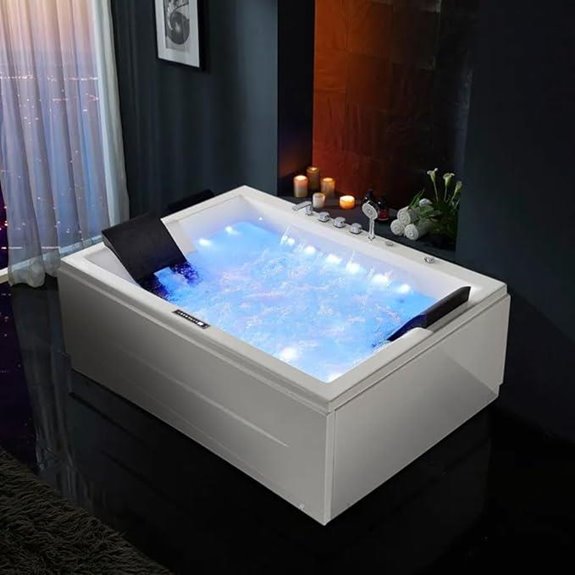 Whirlpool 2-Person Jetted Bathtub with Chromatherapy