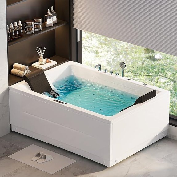 Whirlpool 2-Person Jetted Bathtub with Chromatherapy