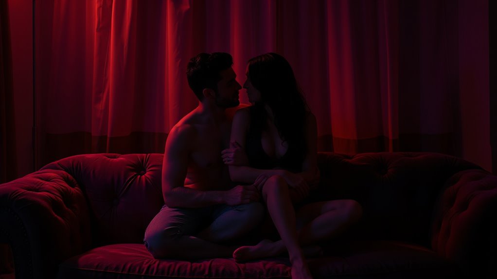 use colored mood lighting