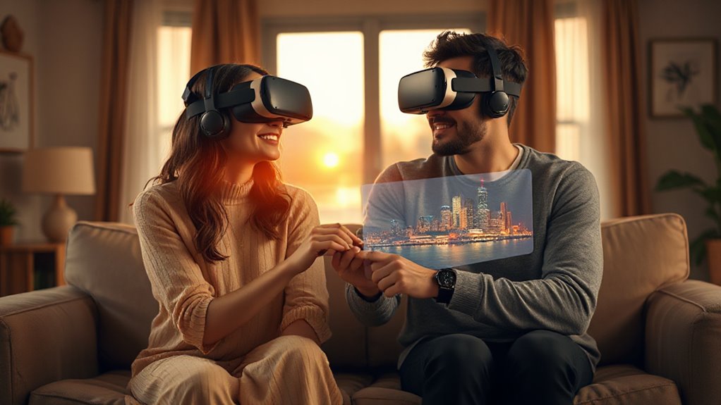 virtual reality enhances long distance relationships