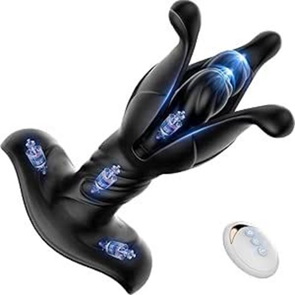 Dual Head Waterproof Silicone Rabbit Ear Vibrator for Women