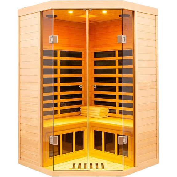 Low EMF Infrared Sauna with App & Bluetooth