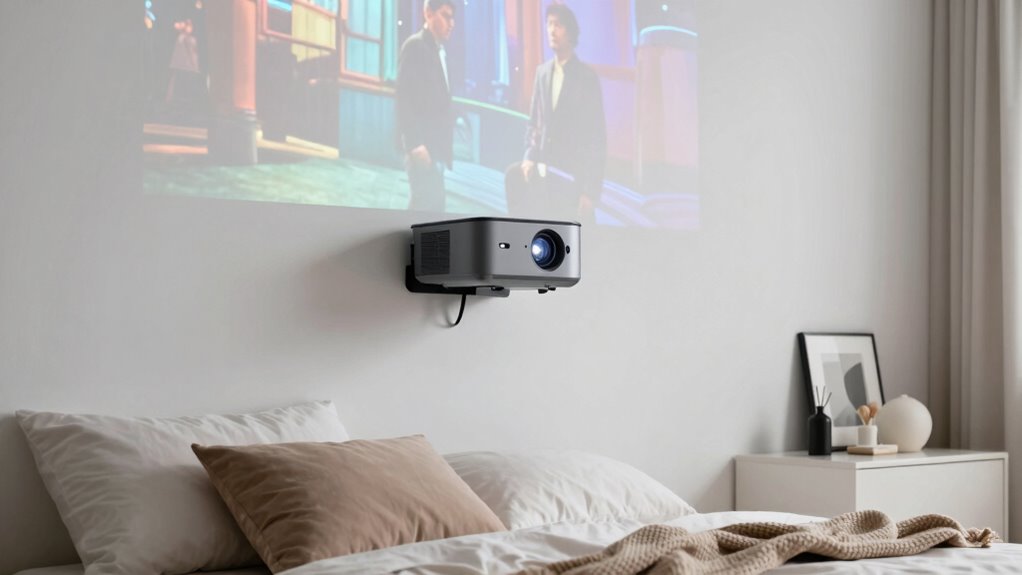 close range space saving projection