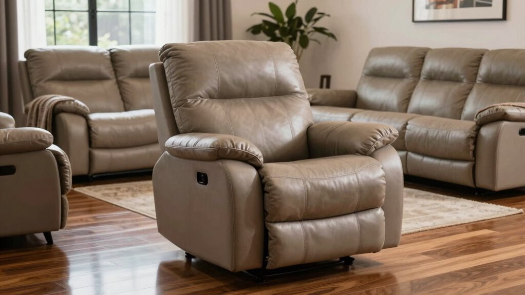 comfortable ergonomic leather recliners