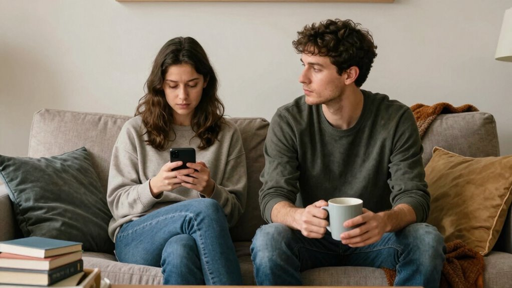 constant communication emotional distance