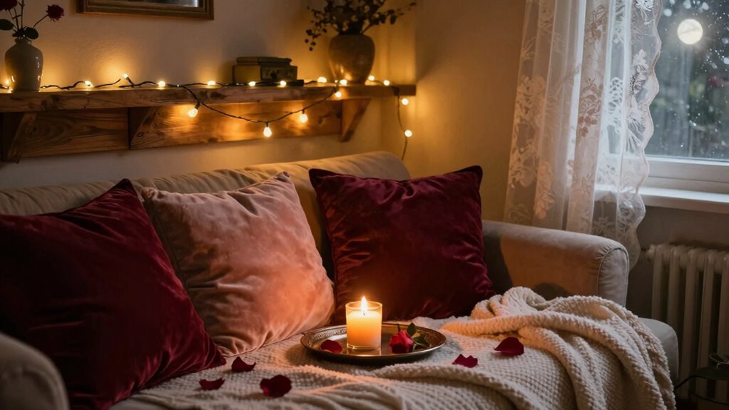 create romantic cozy inviting ambiance