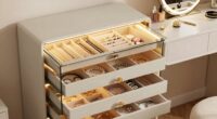 declutter with jewelry cabinets