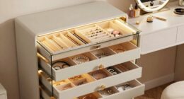 declutter with jewelry cabinets