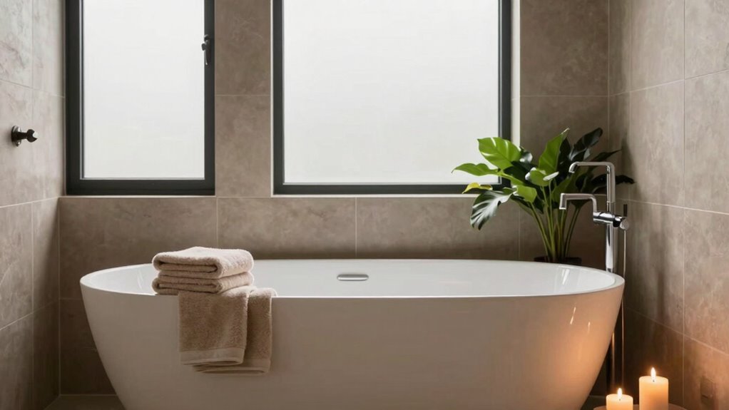 eco friendly calming bathroom sanctuary